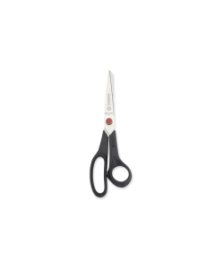 TESOURA MULTIUSO FIO LISO PRETA PONTO VERMELHO 19CM 662-7.1/2 MUNDIAL 