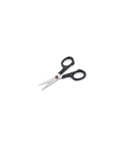 TESOURA BORDAR FIO LISO PRETA PONTO VERMELHO 10,8CM 668N-4.1/4 MUNDIAL
