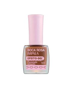ESMALTE BOCA ROSA EFEITO GEL CREMOSO CARAMELO SALGADO 1107 IMPALA