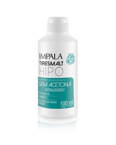 REMOVEDOR DE ESMALTE SEM ACETONA NOVO TIRESMALT HIPO 100ml 00001002 IMPALA