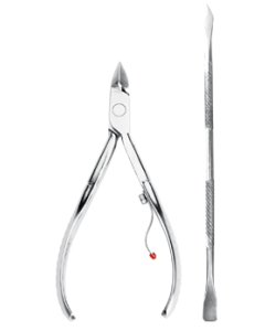 ALICATE CUTICULA 778E PROF INOX E EMPURRADOR MUNDIAL