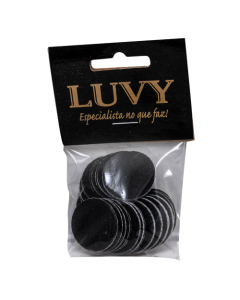 LIXA MAQUINA PRETA GROSSA 2,5CM C/50UN 120 LUVY